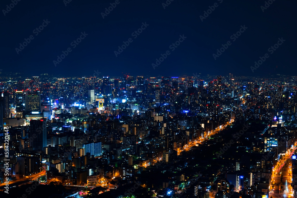 大阪市の夜景