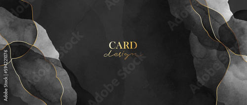 Elegant marble, stone texture. Watercolor, ink vector background collection with white,  grey,  black for cover, invitation template, wedding card, menu design. Monochrome chic backdrop.