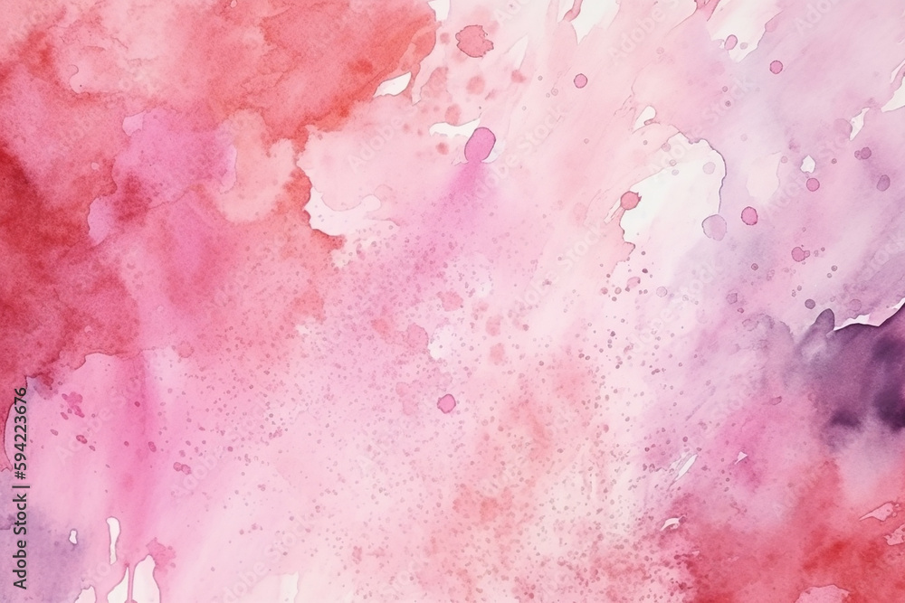 Pink watercolor abstract background Pink watercolor abstract background