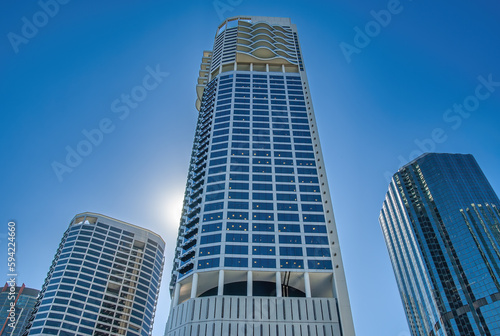 Brisbane modern skyline on a sunny day, Australia