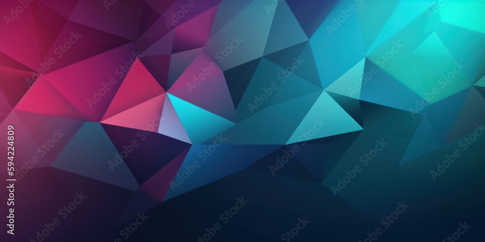 Colorful Triangles Geometric Abstract Art Wallpaper