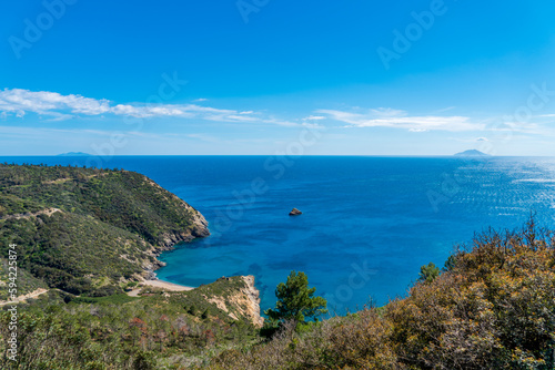 Coastline of Elba island in springtime © naturenow
