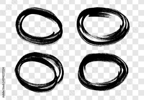 Circle drawn with a black marker