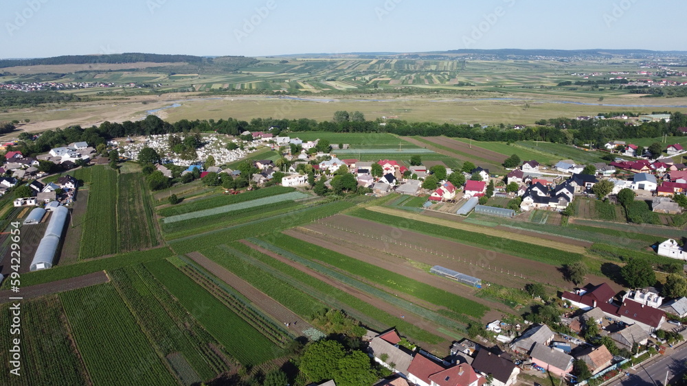 Rural scenary from drone