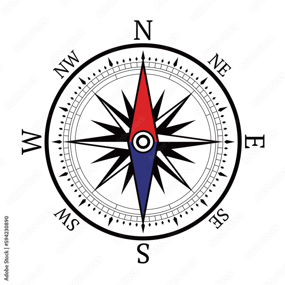 old style compass design, vector illustration old style compass design, vector illustration