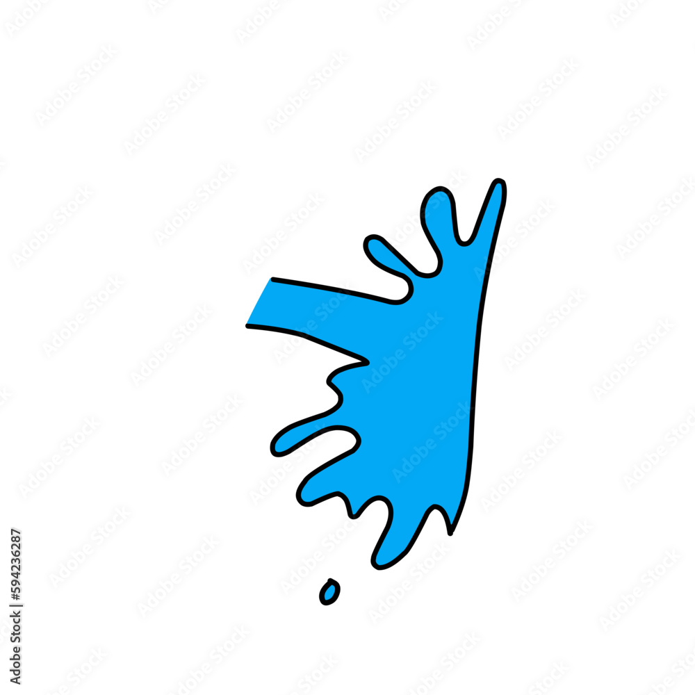 Obraz premium water splash