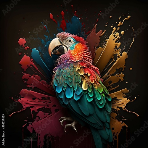 Large Regal Parrot Splash © Jack