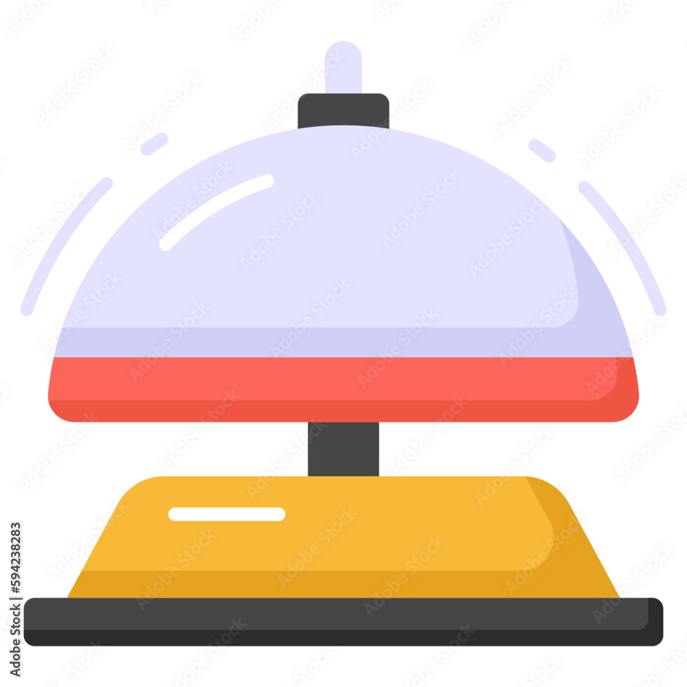 Check this beautiful design hotel bell icon in trendy style, editable vector Check this beautiful design hotel bell icon in trendy style, editable vector