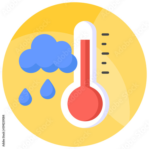 Beautiful designed vector of weather icon in modern style, easy to use icon