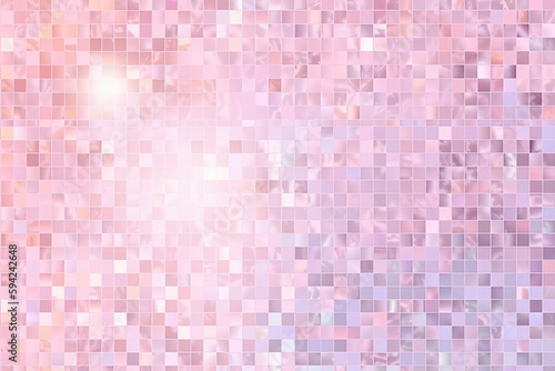 hologram pink square mosaic sparkle background