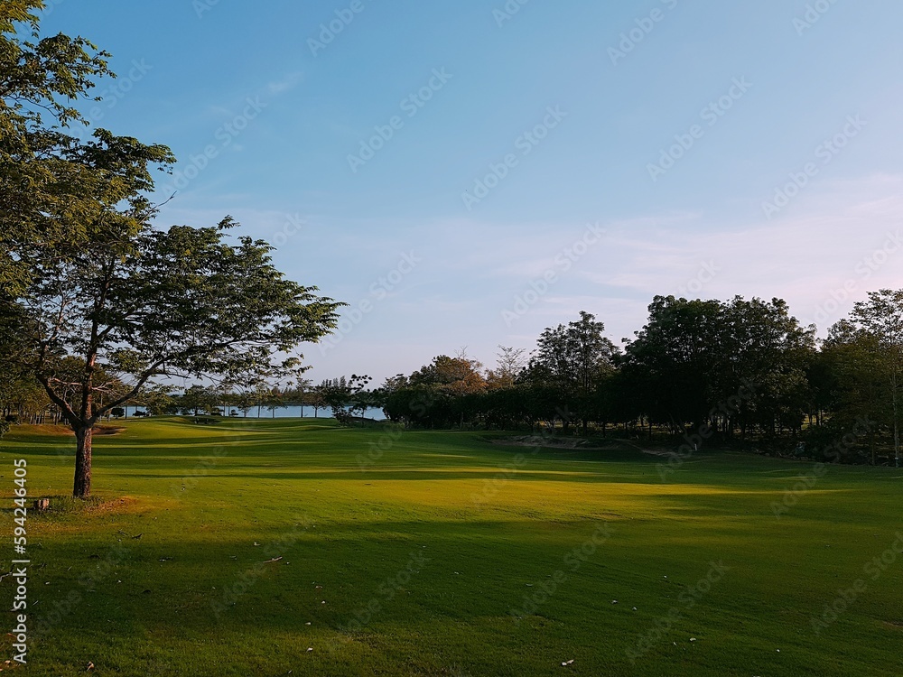 태국 골프장에서찍은 사진