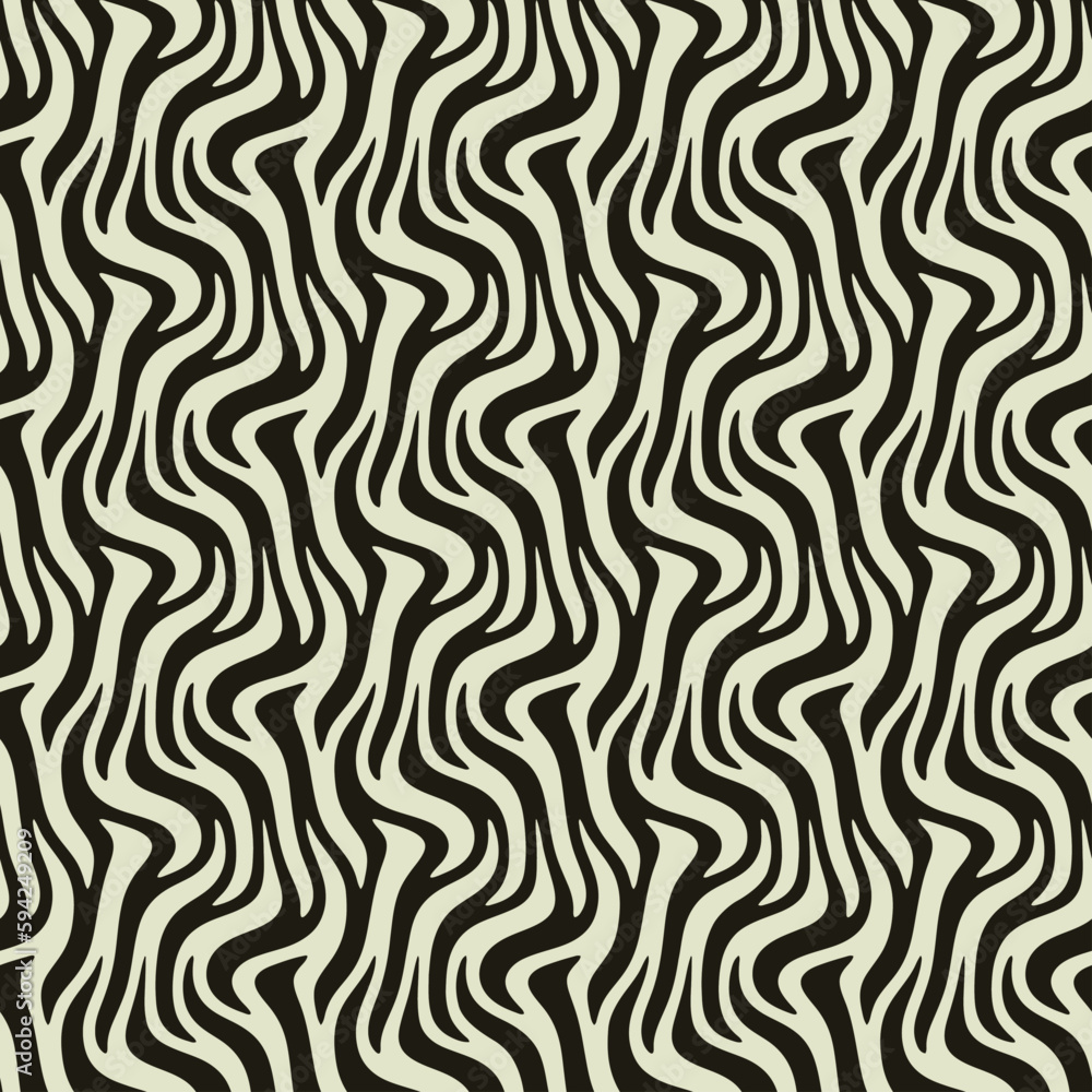 Monochrome Ethnic Ripples Textured Pattern Monochrome Ethnic Ripples Textured Pattern