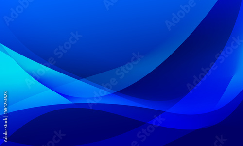 blue lines wave curves abstract background