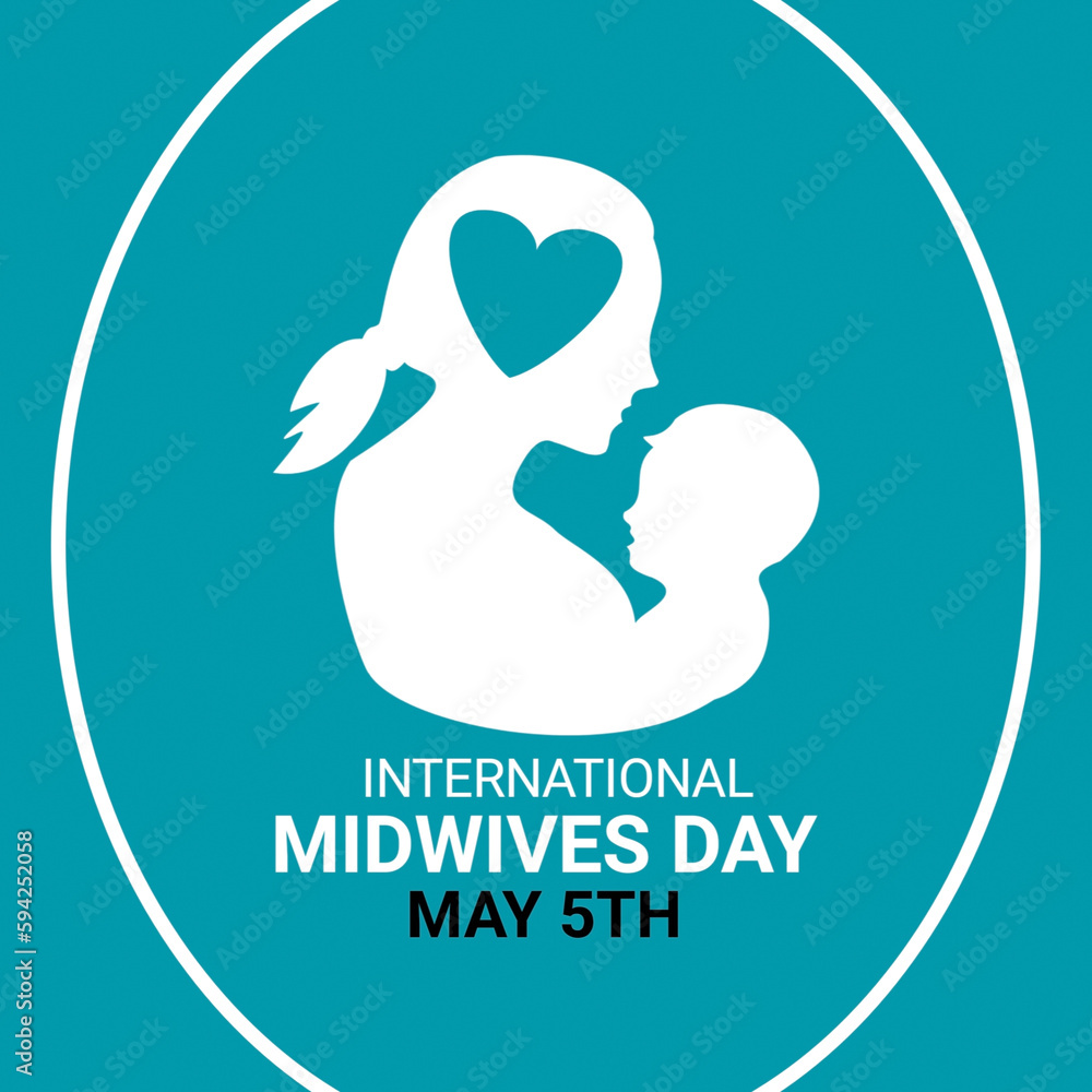 International Midwives Day. May 5Th. Template for background, banner, card, poster with text inscription. illustration. International Midwives Day. May 5Th. Template for background, banner, card, poster with text inscription. illustration.