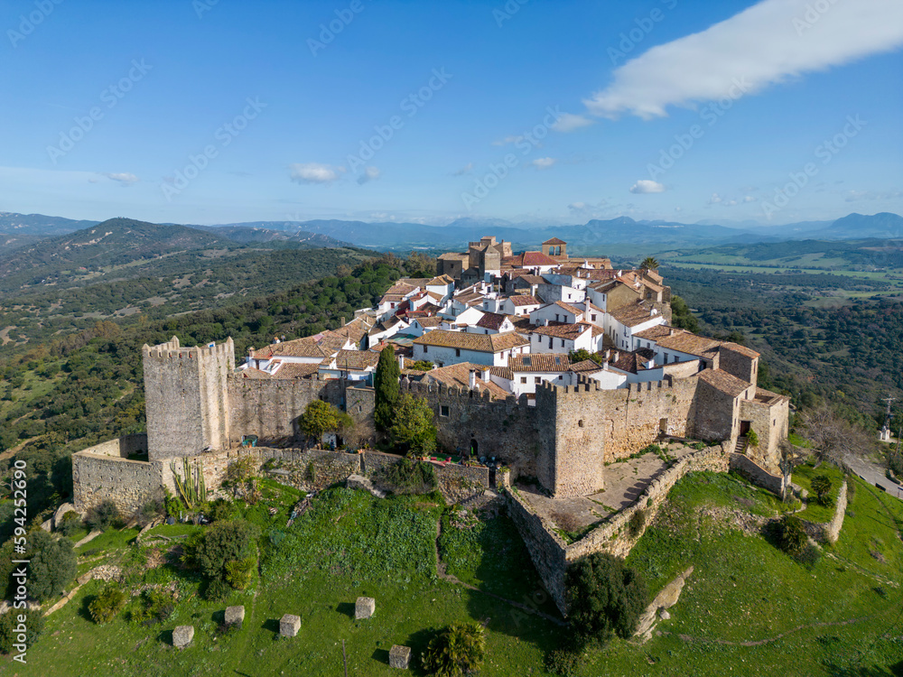 Castillo de Castellar de la Frontera en la provincia de Cádiz, Andalucía