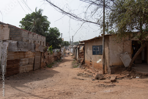Poor negro village in Africa. © Ewelina