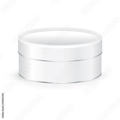 Round cookie tin box