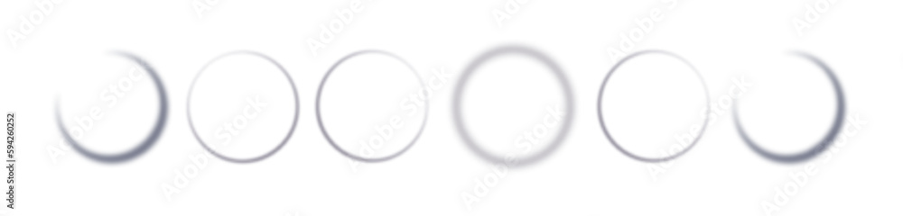 Realistic round shadow with soft edges. Gray round shadows isolated on transparent background. Realistic round shadow with soft edges. Gray round shadows isolated on transparent background.