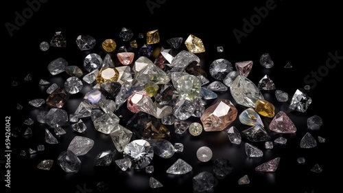 A mesmerizing pile of diamonds