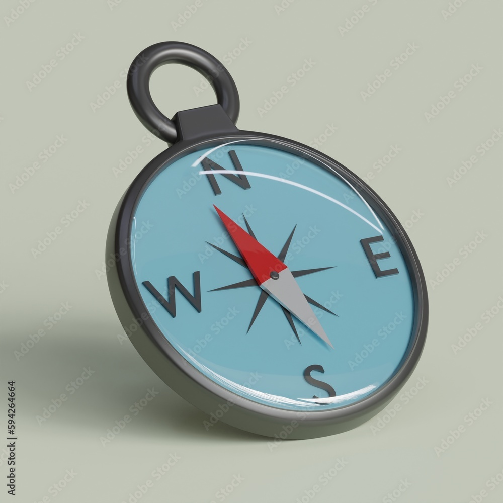 3d rendered compass perfect for design project 3d rendered compass perfect for design project