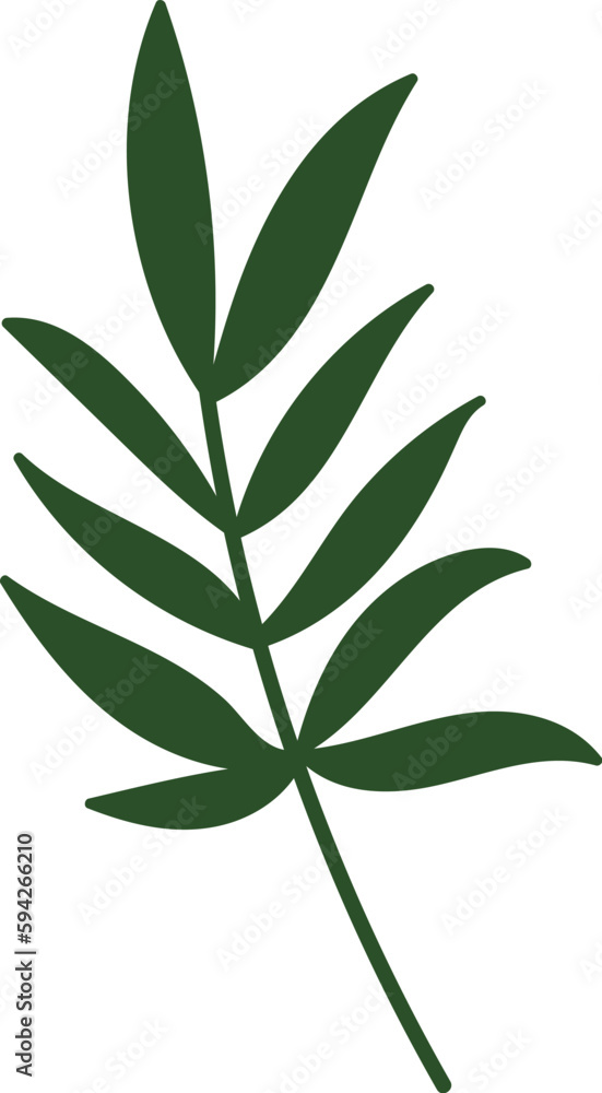 Tropical Leaf Icon Tropical Leaf Icon