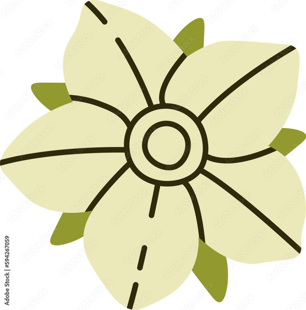 Obraz premium Flower Head Icon