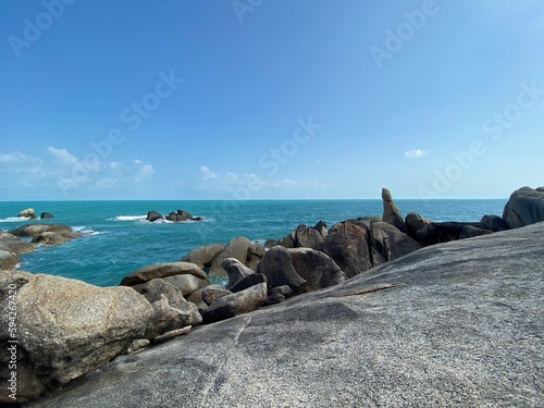 rocks and sea, Koh Samui, Nakhon Si Thammarat, Thailand