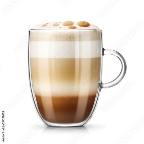 Latte coffee. Macchiato. Café Au Lait.