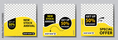 social media design template