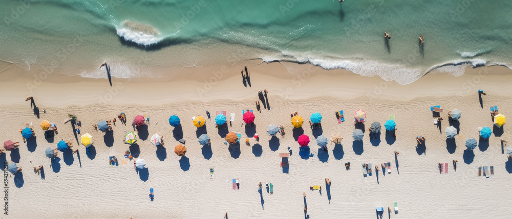 an amazing beach aerial Texture Background Created with generative AI tools.