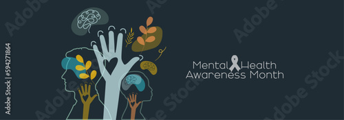 Mental Health Awareness Month banner.