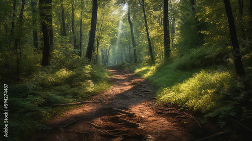 Waldlandschaft KI