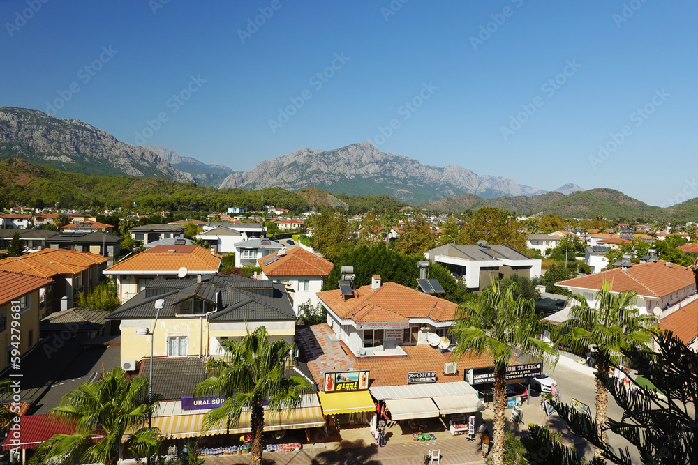Fototapeta premium The panorama of Camyuva, Antalya provence, Turkey 