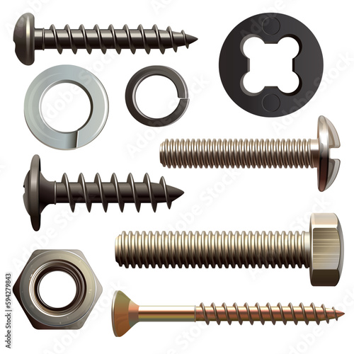 Vector Fasteners Set 2
