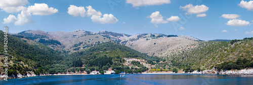 Summer Kefalonia coast panorama (Greece) © wildman