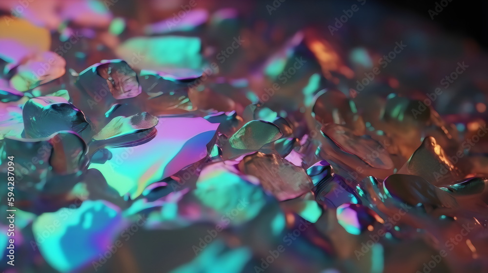 abstract iridescent blue purple surface sharp texture background, made with generative ai abstract iridescent blue purple surface sharp texture background, made with generative ai