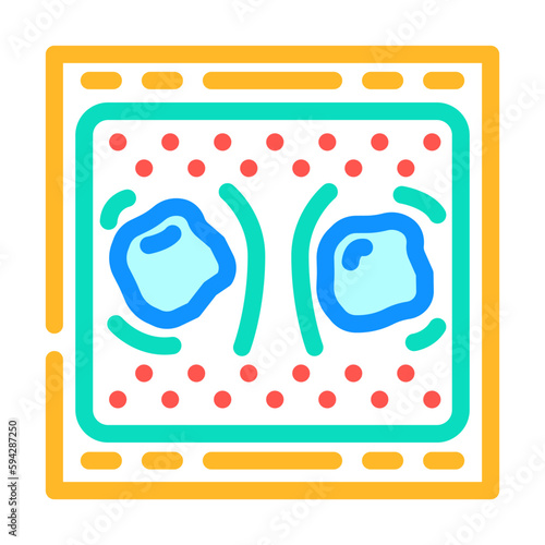 stratego board game color icon vector illustration