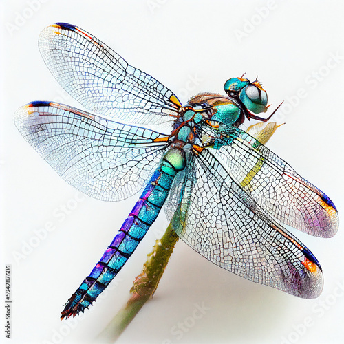dragonfly created witch Generative AI technology © Damian