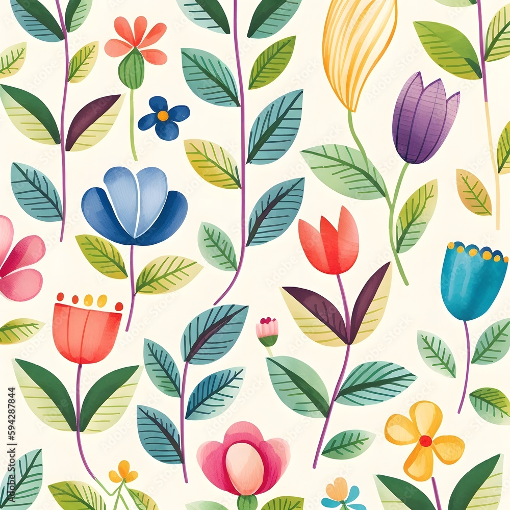 floral pattern, generated Ai floral pattern, generated Ai