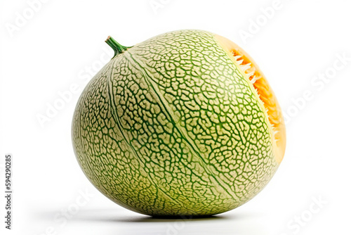 melon isolated white background