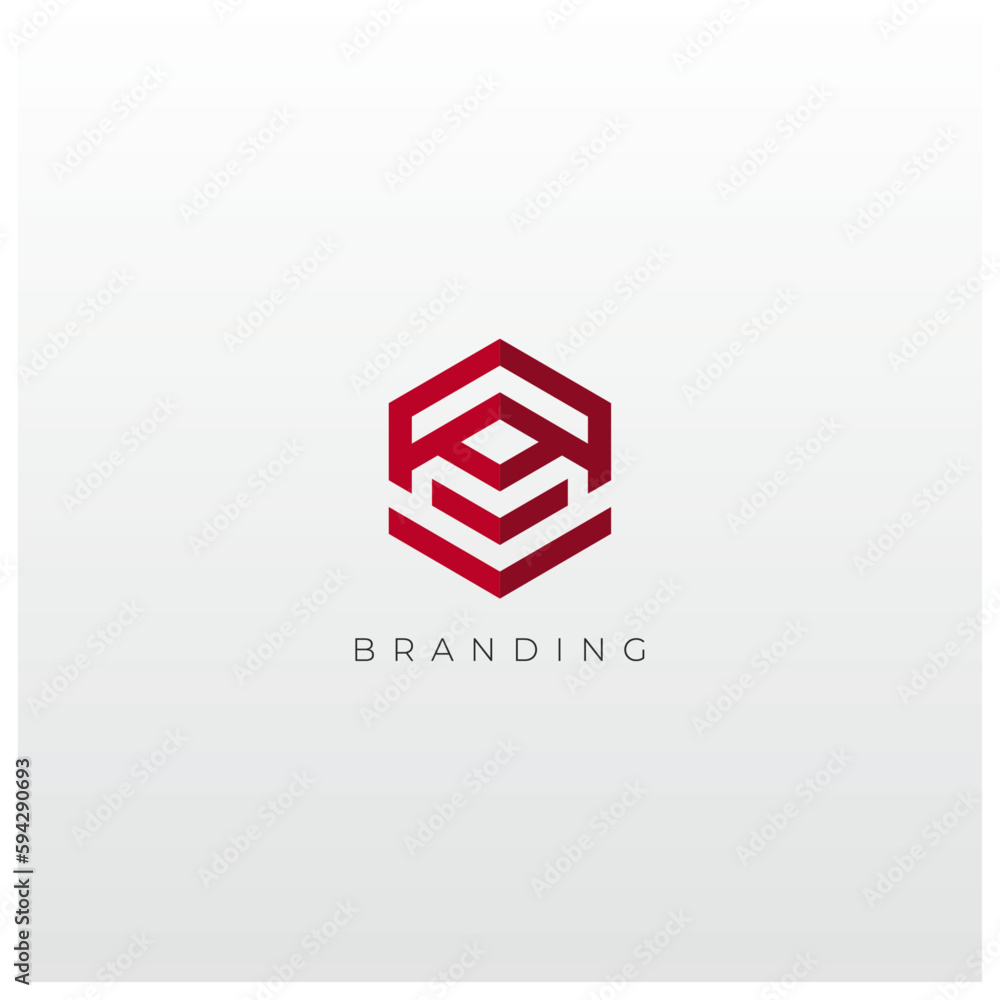 Industrial Technology Vector Logo Concept Industrial Technology Vector Logo Concept