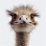 ostrich created witch Generative AI technology