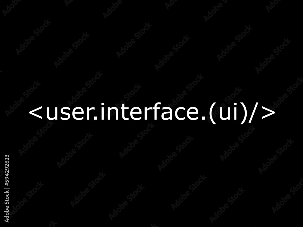 Fototapeta premium User interface