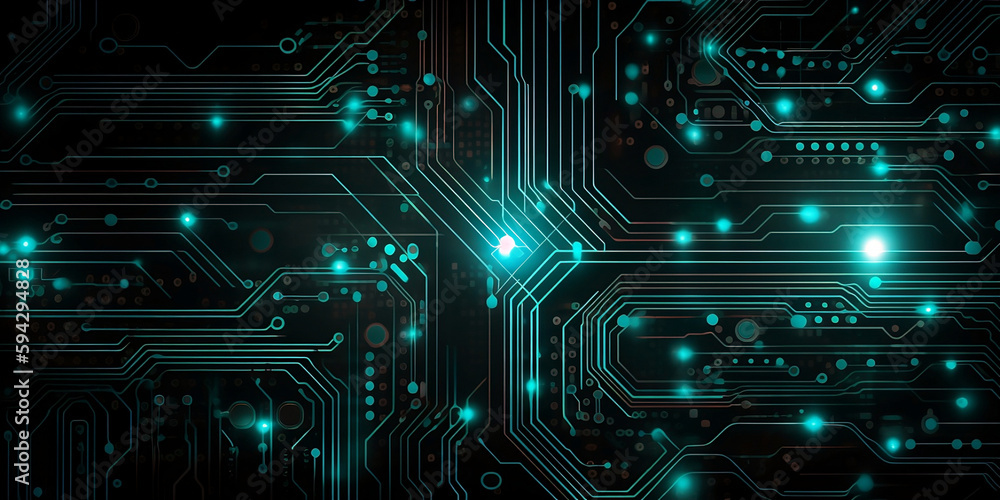 abstract background, printed circuit, light abstract background, printed circuit, light