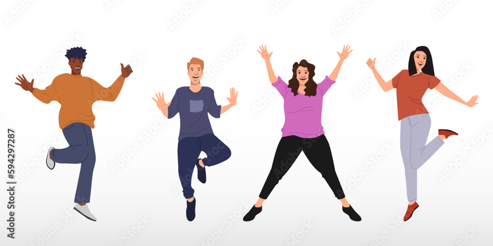 man and woman celebrating success and joy man and woman celebrating success and joy