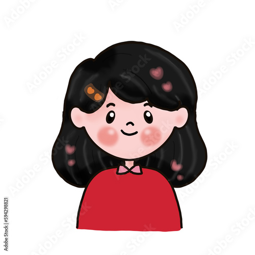 A cute little girl with beautiful smile 