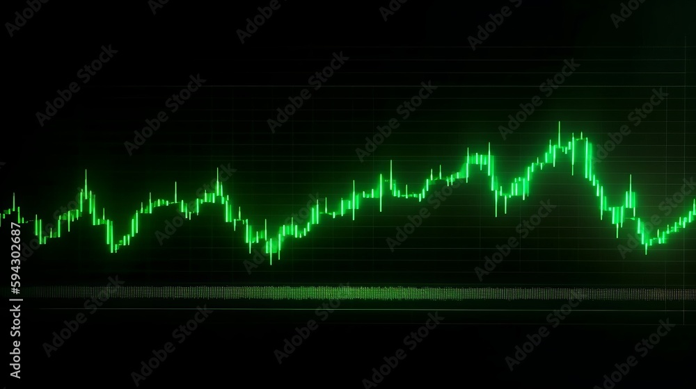 Bullish green bitcoin chart rising up, created with generative ai technology. Generative ai Bullish green bitcoin chart rising up, created with generative ai technology. Generative ai