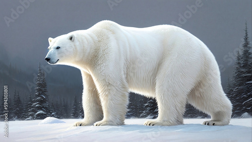 Polar bear, generative ai
