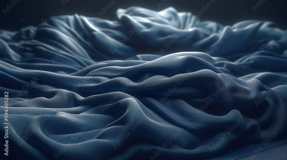 Obraz premium Silky or silk texture fabric material wallpaper background texture. Luxury satin flowing velvet cloth pattern. AI generated