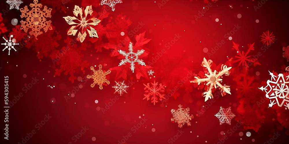 Christmas banner with copy space, Xmas background horizontal Christmas poster, greeting cards headers. generated by AI. Christmas banner with copy space, Xmas background horizontal Christmas poster, greeting cards headers. generated by AI.